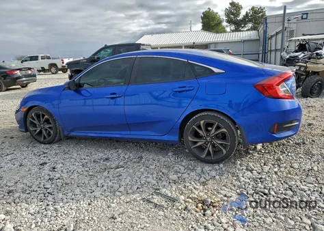 2019 Honda Civic Sport from USA, damaged, VIN 19XFC2F80KE051258
